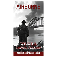 Airborne Banner Brug - Zwart-Wit - 80 x 150 cm
