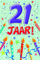Verjaardagskaart - That Funny Age - 21 jaar - met Envelop