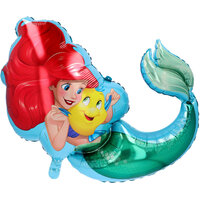 Folieballon Large Shape - Ariel de Kleine Zeemeermin - 67 cm - Helium- en Luchtvulling