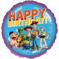 Folieballon - Happy Birthday - Toy Story - 45 cm - Helium- en Luchtvulling