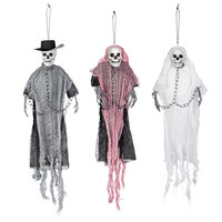 Halloween Hangdecoratie - Skelet Kolonist - 40 cm - Assorti