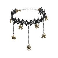 Choker Spinnen - Zwart - Halloween
