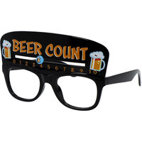 Partybril Oktoberfest Bier Count - Bierteller - Zwart - Volwassenen