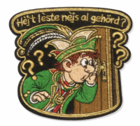 Embleem Huusse - Strijkembleem - Lèste Nèjs