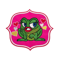 Rugembleem Oeteldonk - Oetel Roze Hartjes
