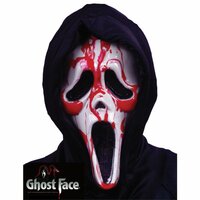 Scream Masker met Kap - Bloedend Ghost Face - Licentie