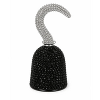 Piratenhaak met Diamanten - Glitter Piraat Haak - Zwart-Zilver