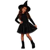 Tutu Tule Zwart Spinnenweb - Halloween - 4-6 jaar