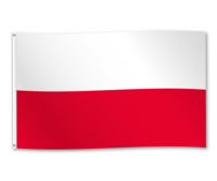 Vlag Polen - Landen Decoratie Vlag - 90 x 150 cm