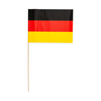 Zwaaivlaggetje Papier Duitsland - 10 stuks