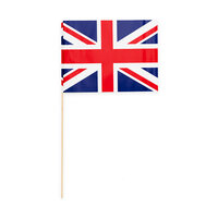 Zwaaivlaggetje Papier Engeland - 10 stuks