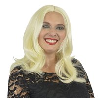 Damespruik - Lang Met Scheiding - Yvette Platina Blond Damespruik - Lang Met Scheiding - Yvette Platina Blond