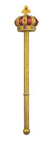 Koningsscepter Goudkleurig Koningsscepter Goudkleurig