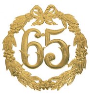 Lauwerkrans - 65 Jaar - Goud