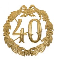 Lauwerkrans - 40 Jaar - Goud 
