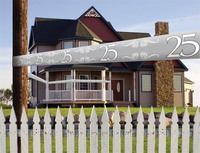 Afzetlint Zilver - Opdruk 25 - 15 meter