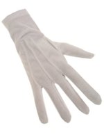 Handschoenen - Kort Model - Katoen - Stretch - Wit Handschoenen - Kort Model - Katoen - Stretch - Wit