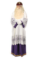 Sinterklaas onderkleed met paarse losse broek en koord