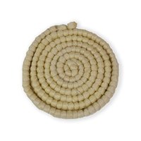 Wolcrêpe Naturel-Buffelhaarkleur - 100 cm