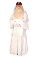 Sinterklaas onderkleed wit popeline met koord