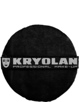 Kryolan Powder Puff Zwart - 8 cm