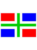 Tafelvlag moiree zijde 10 x 15 cm Groningen Tafelvlag moiree zijde 10 x 15 cm Groningen