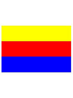 Tafelvlag moiree zijde 10 x 15 cm Noord Holland Tafelvlag moiree zijde 10 x 15 cm Noord Holland