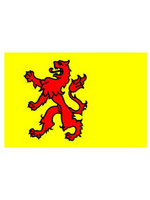 Tafelvlag moiree zijde 10 x 15 cm Zuid Holland Tafelvlag moiree zijde 10 x 15 cm Zuid Holland