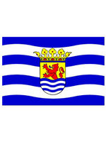 Tafelvlag moiree zijde 10 x 15 cm Zeeland Tafelvlag moiree zijde 10 x 15 cm Zeeland