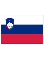 Tafelvlag moiree zijde 10 x 15 cm Slovenië Tafelvlag moiree zijde 10 x 15 cm Slovenië