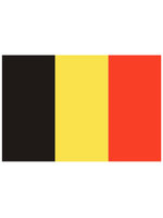 Tafelvlag moiree zijde 10 x 15 cm België Tafelvlag moiree zijde 10 x 15 cm België