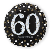 Folieballon 60 sparkling happy birthday Folieballon 60 sparkling happy birthday