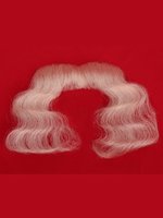 Sinterklaas Snor - Buffelhaar Model - Mond Vrij en Handgeknoopt