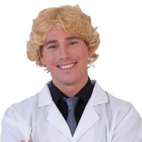 Herenpruik - Kort Model Met Slag - Blond Herenpruik - Kort Model Met Slag - Blond