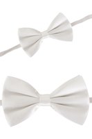 Vlinderstrikje - Satijn - Verstelbaar - Wit