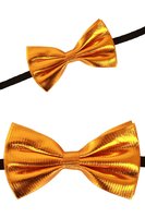 Vlinderstrikje - Satijn - Verstelbaar - Goud Vlinderstrikje - Satijn - Verstelbaar - Goud