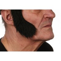 Bakkebaarden Elvis - Zwart Imitatiebont - Zelfklevend