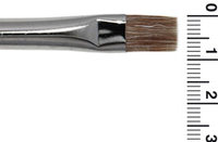 Grimas Runderpenseel Plat - Brushes Ox-hair - R8