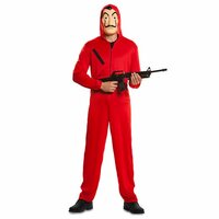 La Casa de Papel Overall - Bankovervaller Dali - Inclusief Masker - Volwassenen La Casa de Papel Overall - Bankovervaller Dali - Inclusief Masker - Volwassenen