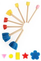 Superstar figuur sponsjes 8 stuks