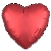Folieballon Hart - Rood - 45 cm - Helium- en Luchtvulling Folieballon Hart - Rood - 45 cm - Helium- en Luchtvulling