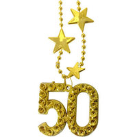Ketting Goud - Sterren 50 jaar - Verjaardag 50 Ketting Goud - Sterren 50 jaar - Verjaardag 50