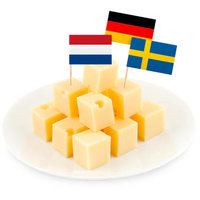Cocktailprikkers Internationaal - Prikkers Europa - 50 stuks Cocktailprikkers Internationaal - Prikkers Europa - 50 stuks