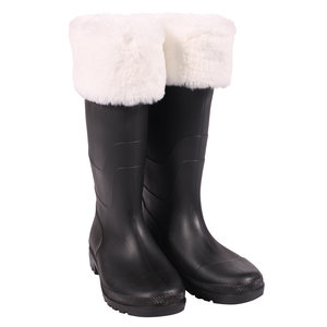 Kerstman laarzen bont | Feestartikelenshop.com