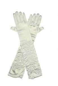 analoog Onenigheid Verslaafd Handschoenen wit 44 cm | Feestartikelenshop.com